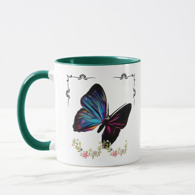 cute butterfly mug (Left)