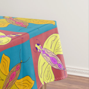 Cute butterfly pattern tablecloth