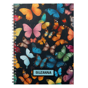 Cute Butterfly Personalised Notebook