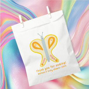 Cute Butterfly Thank You CUSTOM Baby Shower Favour Bags