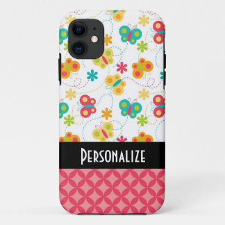 cute butterfly trails pattern Case-Mate iPhone case