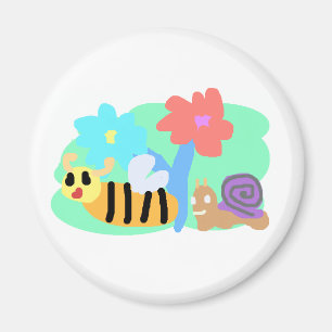 Cute Button Magnet