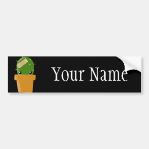Cute Cactus Bumper Sticker