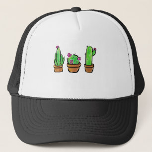 Cute Cactus cacti succulents Trucker Hat