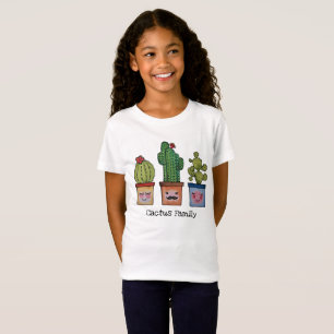 Cute Cactus Family In Watercolor T-Shirt