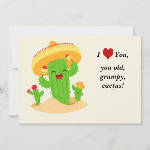 cute Cactus Holiday Card