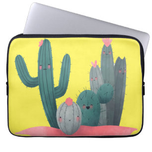 cute Cactus Laptop Sleeve