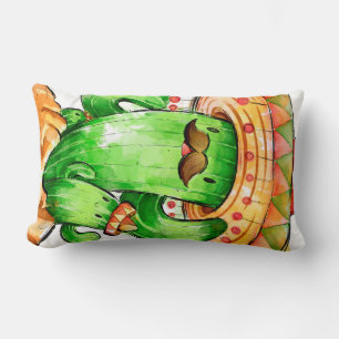 cute Cactus Lumbar Cushion
