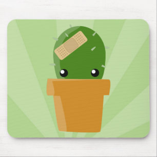 Cute Cactus Mouse Pad