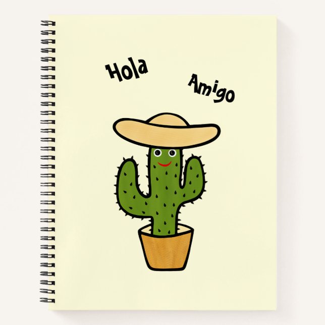 Cute cactus notebook (Front)