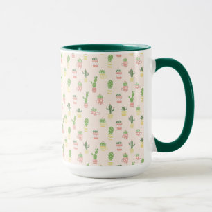 Cute Cactus Pattern Mug