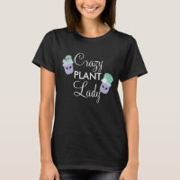 Cute Cactus Potted Crazy Plant Lady 