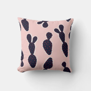 Cute cactus seamless pattern sweet mood and tone,  cushion