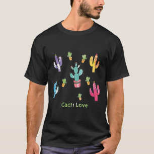Cute Cactus Stuff Vintage Love S Garden Zen Cacti T-Shirt