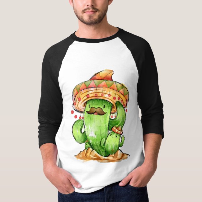 cute cactus T-Shirt (Front)