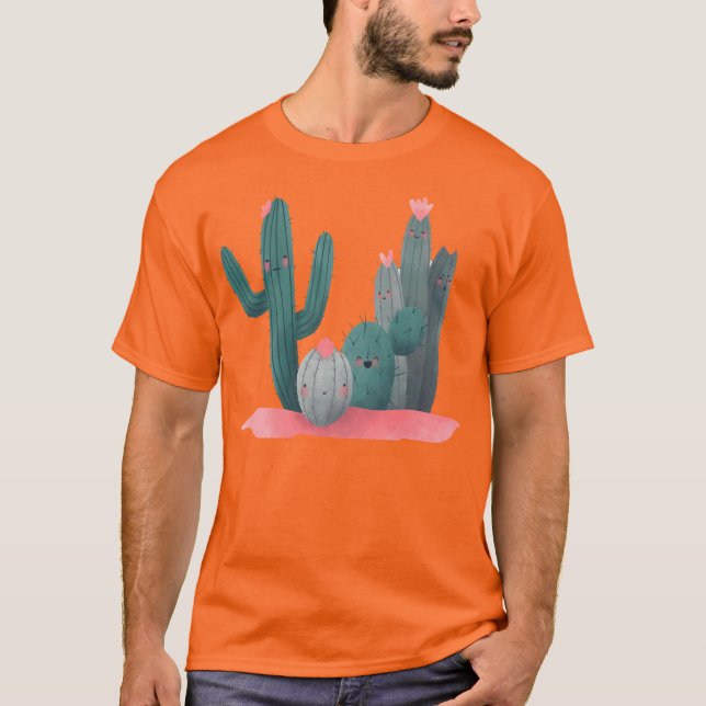 cute cactus T-Shirt (Front)