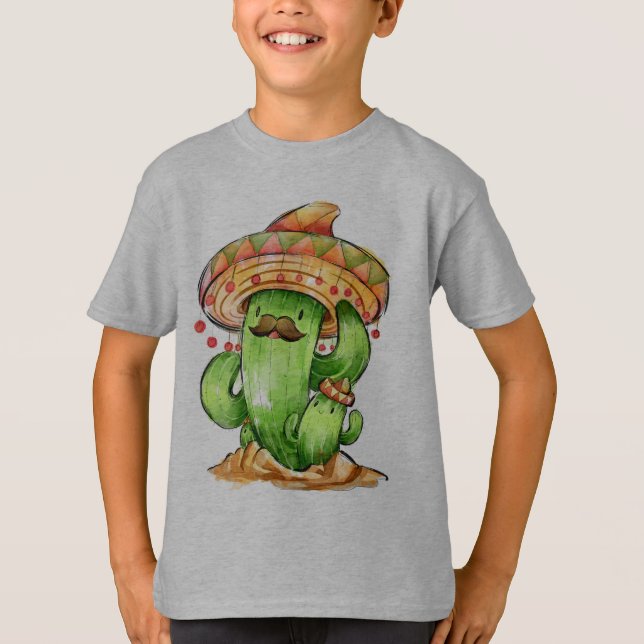 cute cactus T-Shirt (Front)