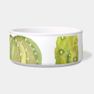 Cute Cactus, Watercolor Seamless Decor.
