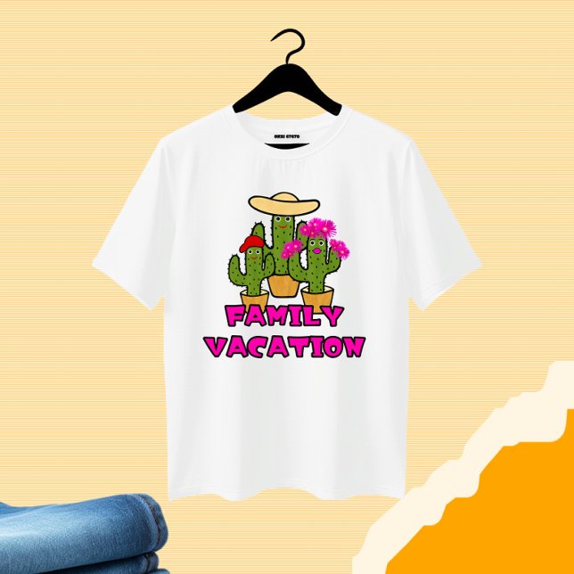 Cute cactuses family T-Shirt (Creator Uploaded)