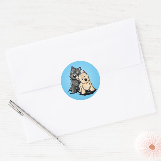 Cute Cairn Duo Sticker (Envelope)