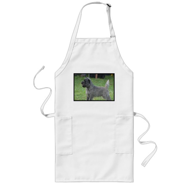 Cute Cairn Terrier Long Apron (Front)