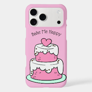 Cute Cake custom name, text & colour phone cases