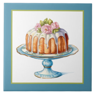 Cute cake kitchen crafting business home  tile