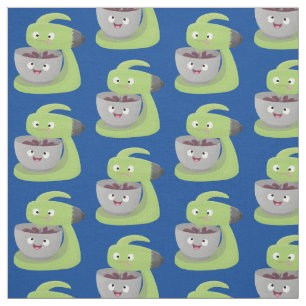 Cute cake mixer kitchen appliance cartoon fabric
