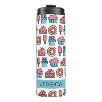 Cute Cakes and Desserts Pattern Personalised