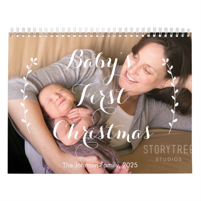 Cute Calendar 2025 Babies First Christmas (Cover)