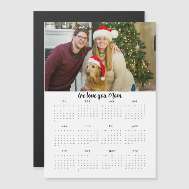 Cute Calender Custom Photo  (Front/Back)