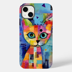 Cute Calico Cat Personalised Case-Mate iPhone 14 Plus Case