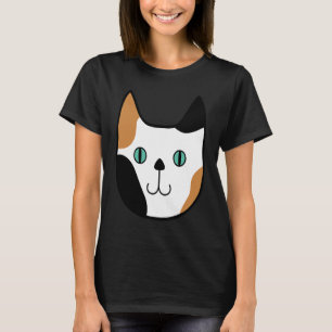 Cute Calico Kitty Cat Fun Adorable Kitten T-Shirt