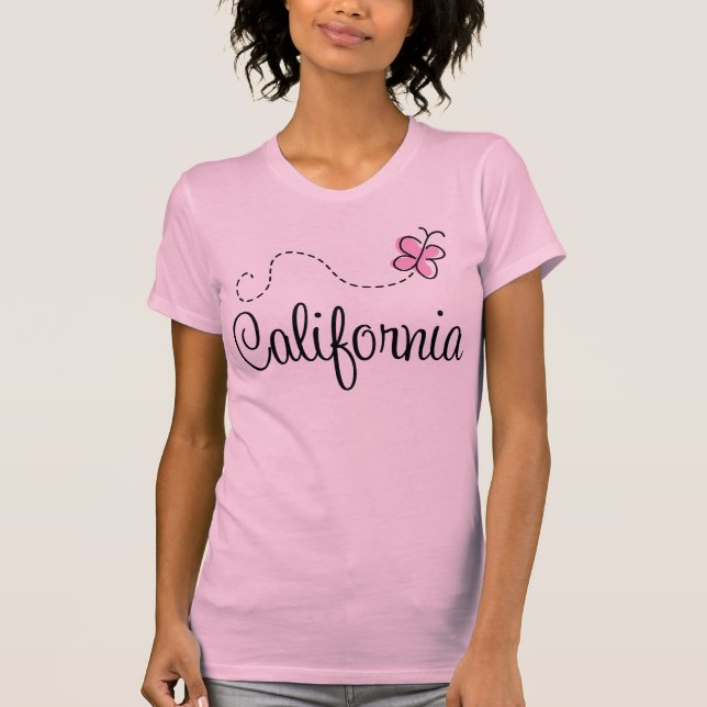 Cute California Design T-Shirt (Front)