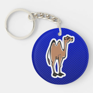 Cute Camel; Blue Key Ring