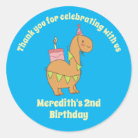 Cute Camel Cartoon Birthday Cake Kids Party