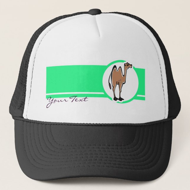 Cute Camel Design Trucker Hat (Front)