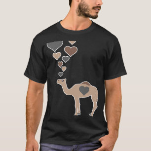 Cute Camel Hearts Camel I Love Camels T-Shirt