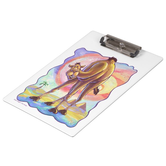 Cute Camel Office Accessories Clipboard (Angled)