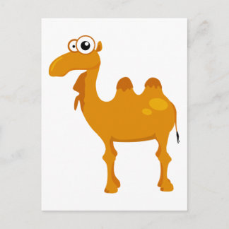 Cute camel postcard