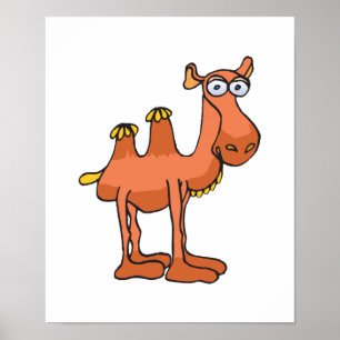 cute camel poster