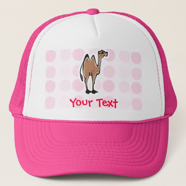Cute Camel Trucker Hat (Front)