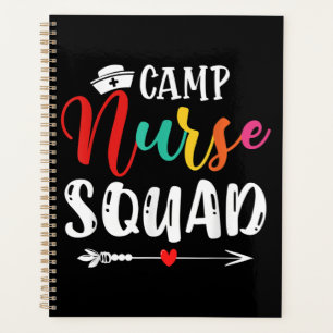 Cute Camp Nurse Squad Funny Nurses Matching Planner