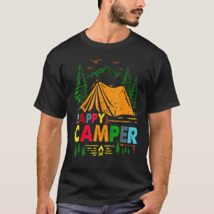 Cute Campfire Happy Camper Camping Men Women Kid T-Shirt
