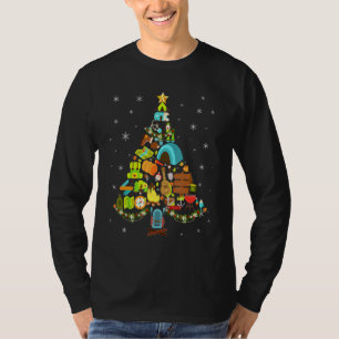 Cute Camping Christmas Tree Pajama Vehicles Campin T-Shirt