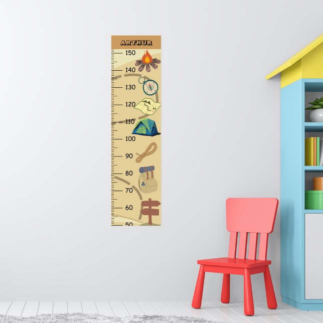 Cute Camping Growth Chart (Nursery 1)