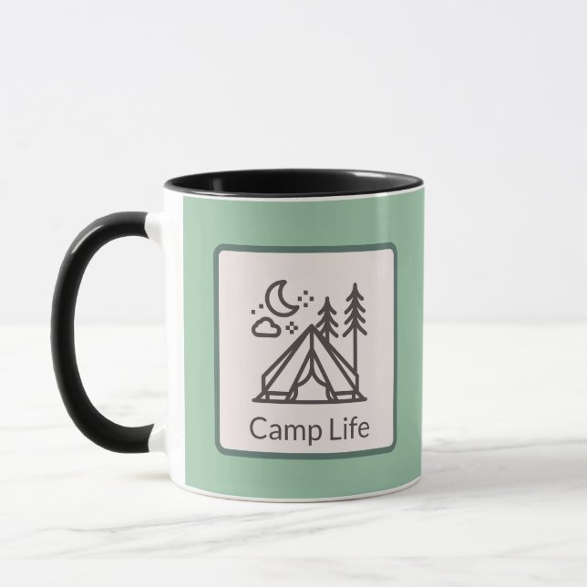 Cute Camping / Outdoors Coffee Mug | take a hike (Left)