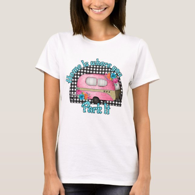 Cute Camping Women's T-Shirt (Front)