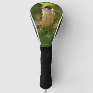 Cute Canada Grey / Grey Jay / Whiskeyjack Golf Head Cover