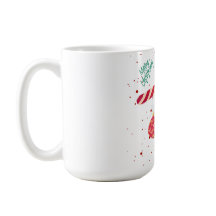 Cute Candy Cane and Christmas Ornaments Holiday.